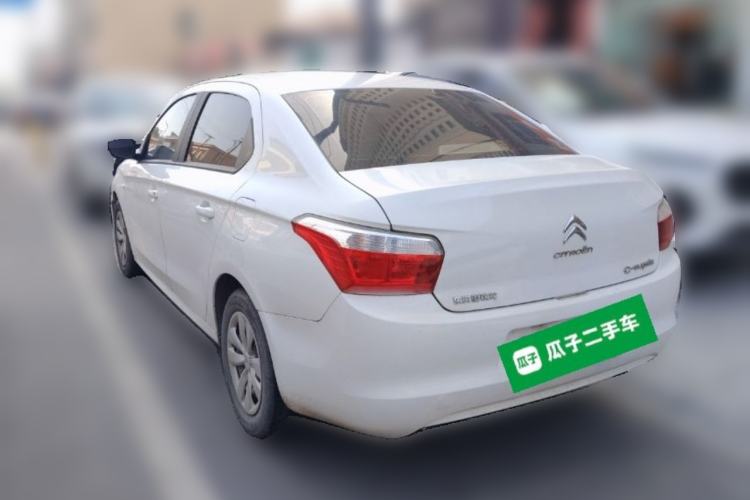 Used Citroen Elysee 2015 Zhishang Edition 1.6L Manual Fashion Model Rear Left 45 Deg