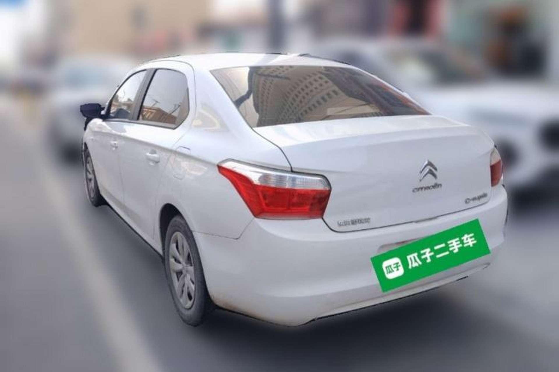 Used Citroen Elysee 2015 Zhishang Edition 1.6L Manual Fashion Model Rear Left 45 Deg