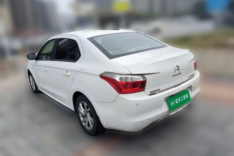 Used Citroen Elysee 2015 Zhishang Edition 1.6L Manual Fashion Model Rear Left 45 Deg