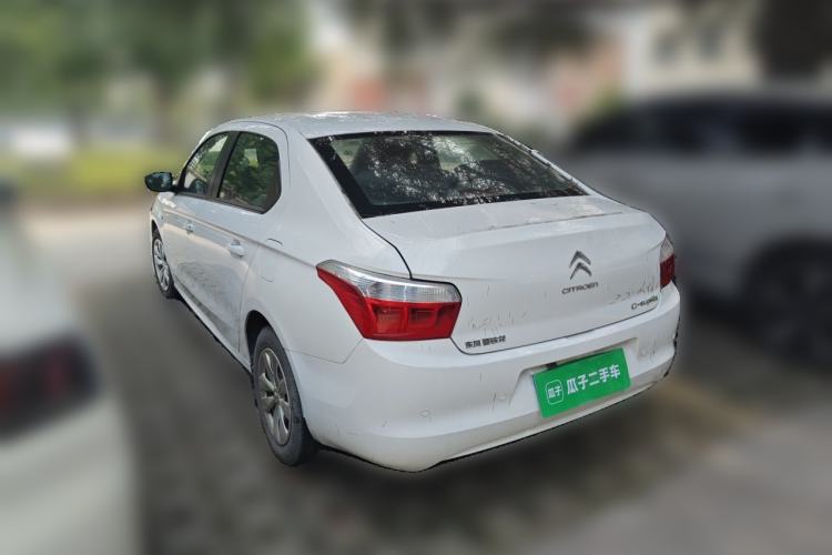 Used Citroen Elysee 2015 Zhishang Edition 1.6L Manual Fashion Model Rear Left 45 Deg