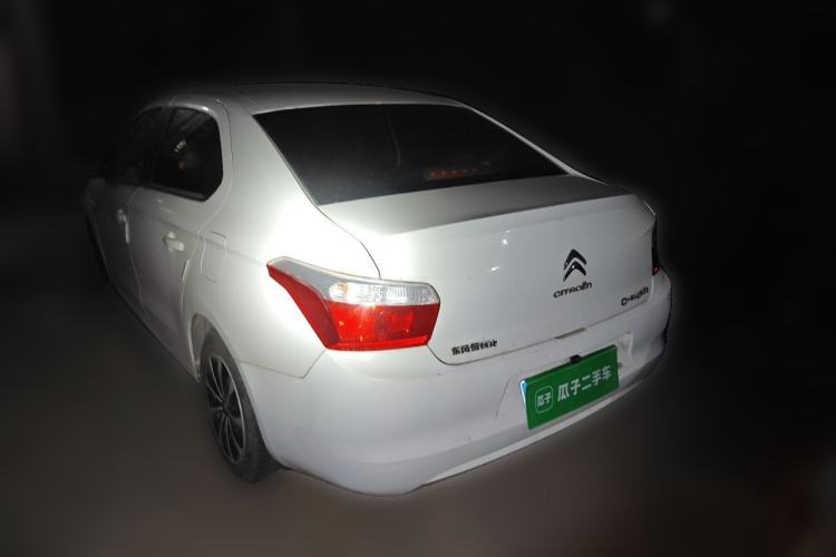 Used Citroen Elysee 2015 Qishang Edition 1.6L Automatic Fashion Model Rear Left 45 Deg