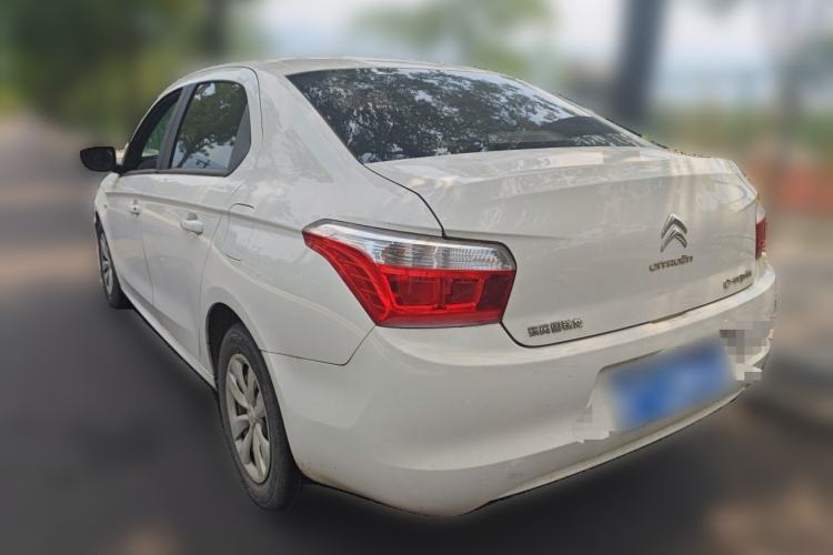 Used Citroen Elysee 2015 Zhishang Edition 1.6L Manual Fashion Model Rear Left 45 Deg