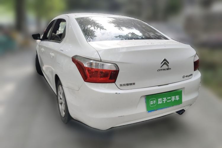 Used Citroen Elysee 2015 Zhishang Edition 1.6L Manual Fashion Model Rear Left 45 Deg