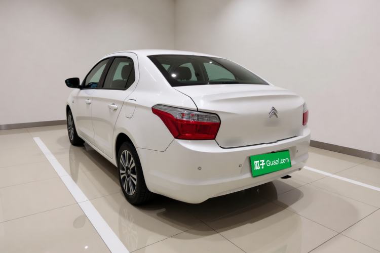Used Citroen Elysee 2015 Qishang Edition 1.6L Automatic Fashion Model Rear Left 45 Deg