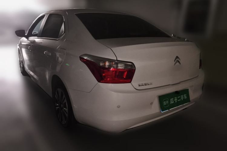 Used Citroen Elysee 2015 Qishang Edition 1.6L Automatic Fashion Model Rear Left 45 Deg