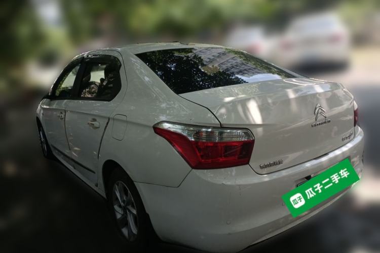 Used Citroen Elysee 2015 ZhiShang Edition 1.6L Manual Comfort Model Rear Left 45 Deg