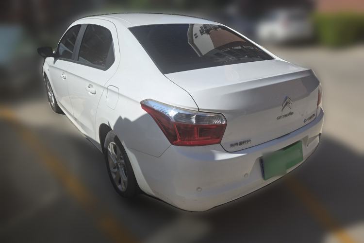 Used Citroen Elysee 2015 Zhishang Edition 1.6L Manual Fashion Model Rear Left 45 Deg