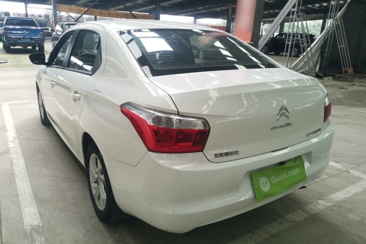 Used Citroen Elysee 2015 Zhishang Edition 1.6L Manual Fashion Model Rear Left 45 Deg