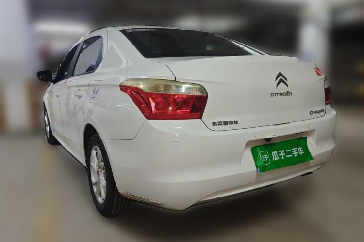 Used Citroen Elysee 2015 Qishang Edition 1.6L Automatic Fashion Model Rear Left 45 Deg