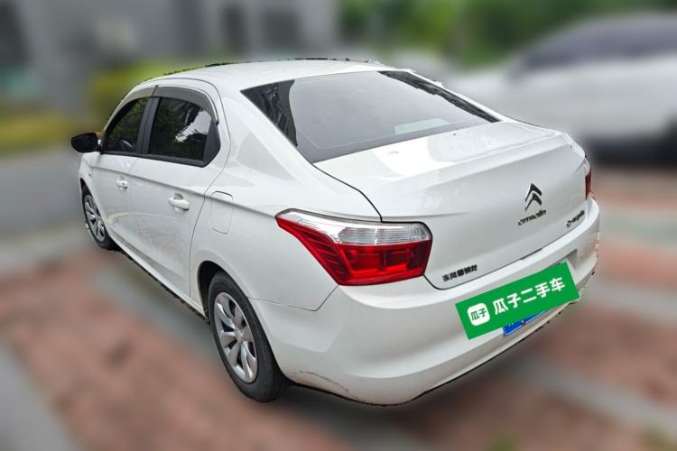 Used Citroen Elysee 2015 Zhishang Edition 1.6L Manual Fashion Model Rear Left 45 Deg