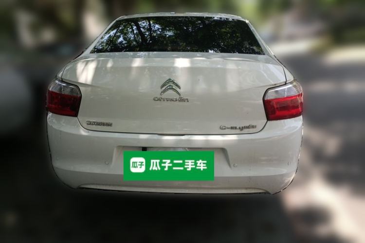 Used Citroen Elysee 2015 ZhiShang Edition 1.6L Manual Comfort Model Rear