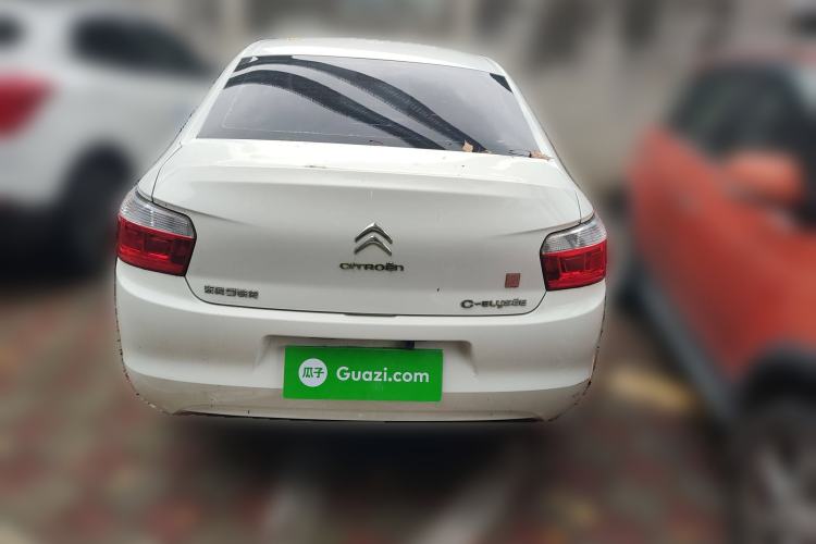 Used Citroen Elysee 2015 Zhishang Edition 1.6L Manual Fashion Model Rear