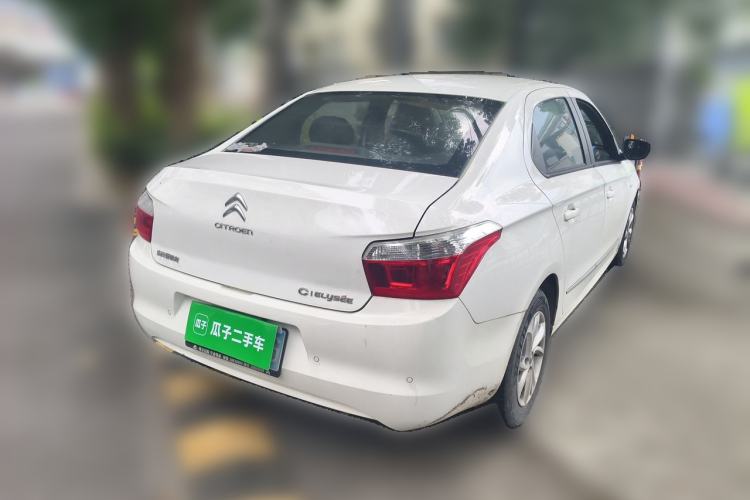 Used Citroen Elysee 2015 ZhiShang Edition 1.6L Manual Comfort Model Rear Right 45 Deg