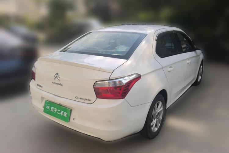 Used Citroen Elysee 2015 Zhishang Edition 1.6L Manual Fashion Model Rear Right 45 Deg