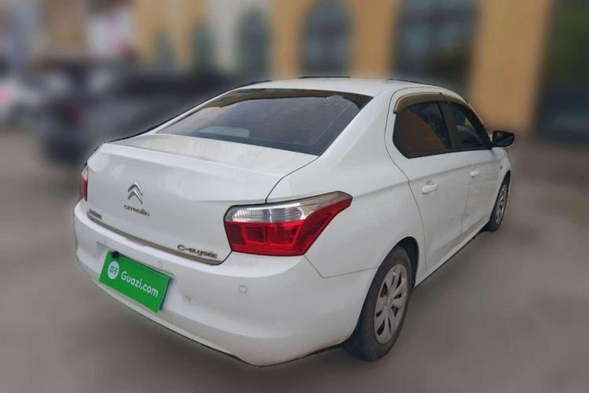 Used Citroen Elysee 2015 Zhishang Edition 1.6L Manual Fashion Model Rear Right 45 Deg