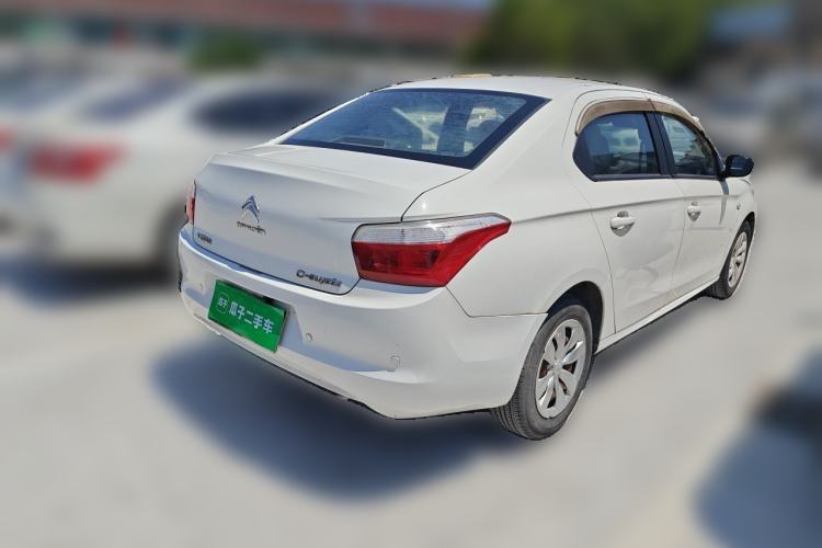 Used Citroen Elysee 2015 Zhishang Edition 1.6L Manual Fashion Model Rear Right 45 Deg