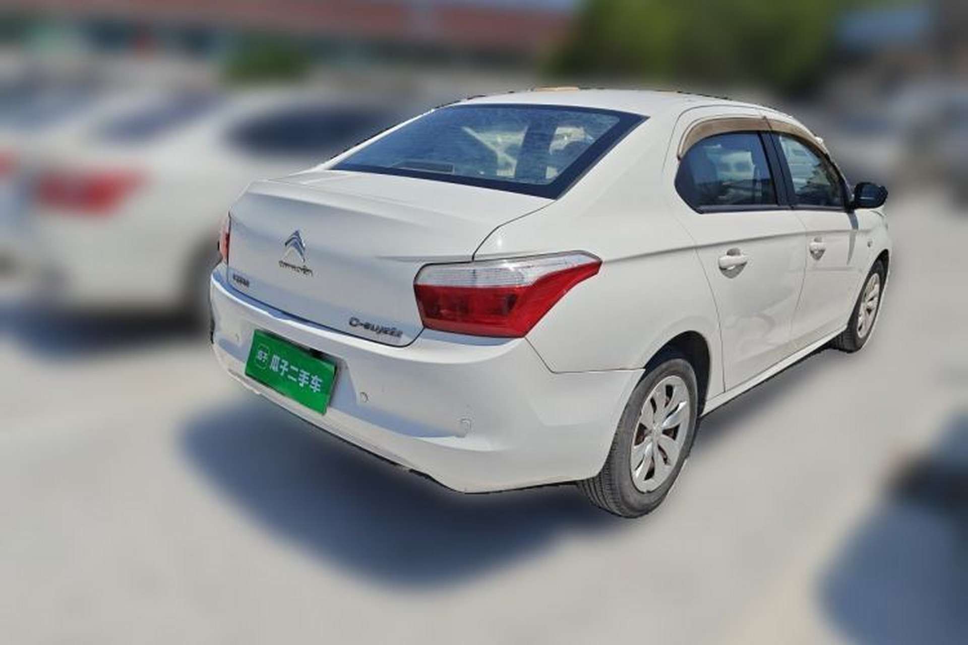Used Citroen Elysee 2015 Zhishang Edition 1.6L Manual Fashion Model Rear Right 45 Deg