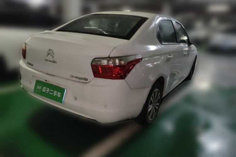 Used Citroen Elysee 2015 Zhishang Edition 1.6L Manual Fashion Model Rear Right 45 Deg