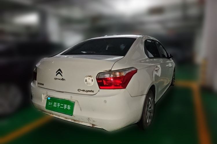Used Citroen Elysee 2015 Zhishang Edition 1.6L Manual Fashion Model Rear Right 45 Deg