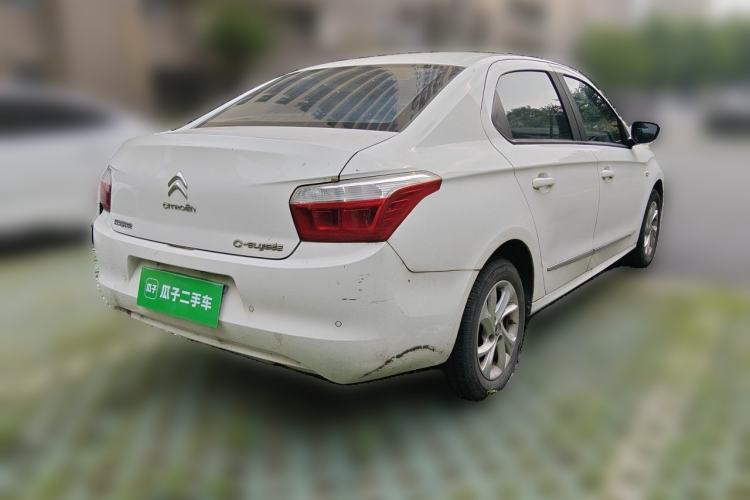 Used Citroen Elysee 2015 Zhishang Edition 1.6L Manual Fashion Model Rear Right 45 Deg