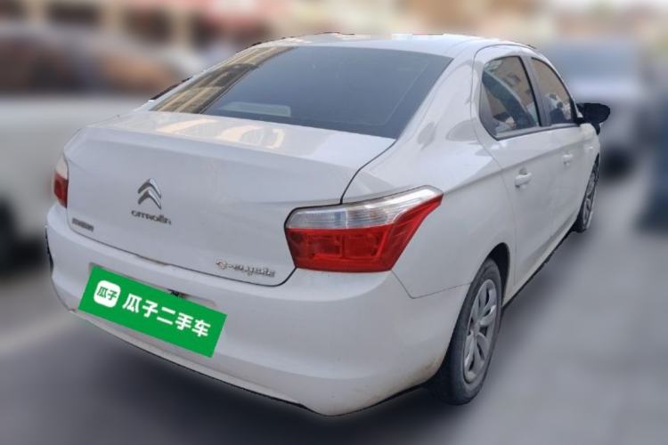Used Citroen Elysee 2015 Zhishang Edition 1.6L Manual Fashion Model Rear Right 45 Deg