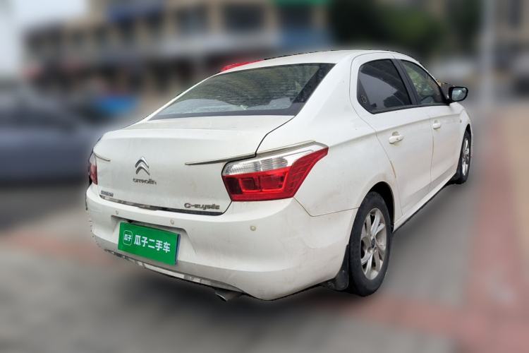 Used Citroen Elysee 2015 Zhishang Edition 1.6L Manual Fashion Model Rear Right 45 Deg