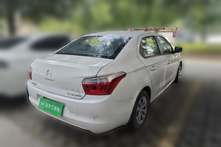 Used Citroen Elysee 2015 Zhishang Edition 1.6L Manual Fashion Model Rear Right 45 Deg