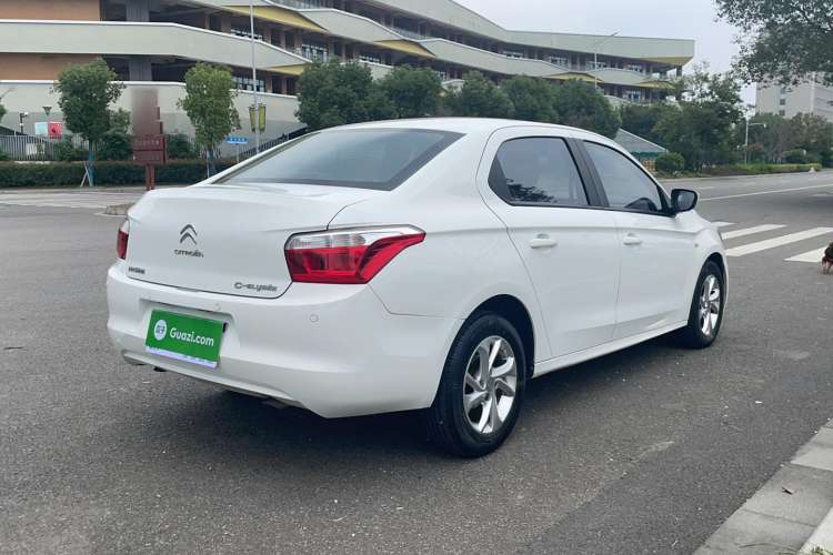 Used Citroen Elysee 2015 Qishang Edition 1.6L Automatic Fashion Model Rear Right 45 Deg