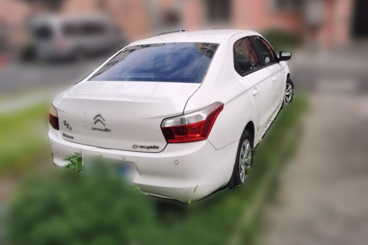 Used Citroen Elysee 2015 Qishang Edition 1.6L Automatic Fashion Model Rear Right 45 Deg