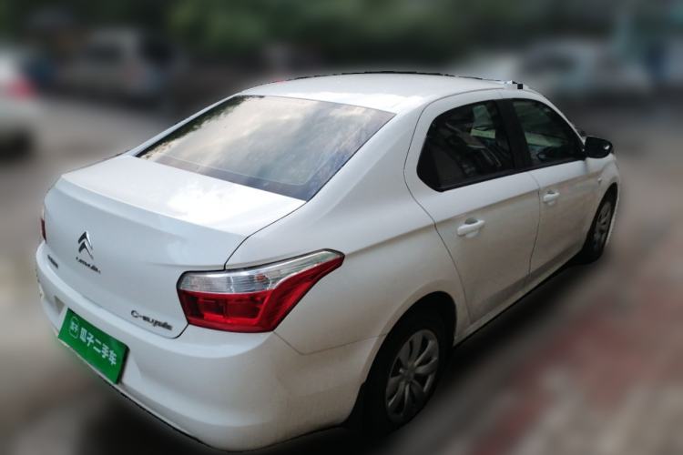Used Citroen Elysee 2015 Qishang Edition 1.6L Automatic Fashion Model Rear Right 45 Deg