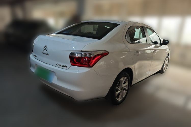 Used Citroen Elysee 2015 Qishang Edition 1.6L Automatic Fashion Model Rear Right 45 Deg