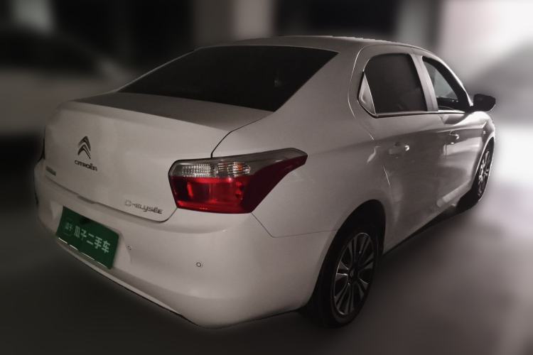 Used Citroen Elysee 2015 Qishang Edition 1.6L Automatic Fashion Model Rear Right 45 Deg