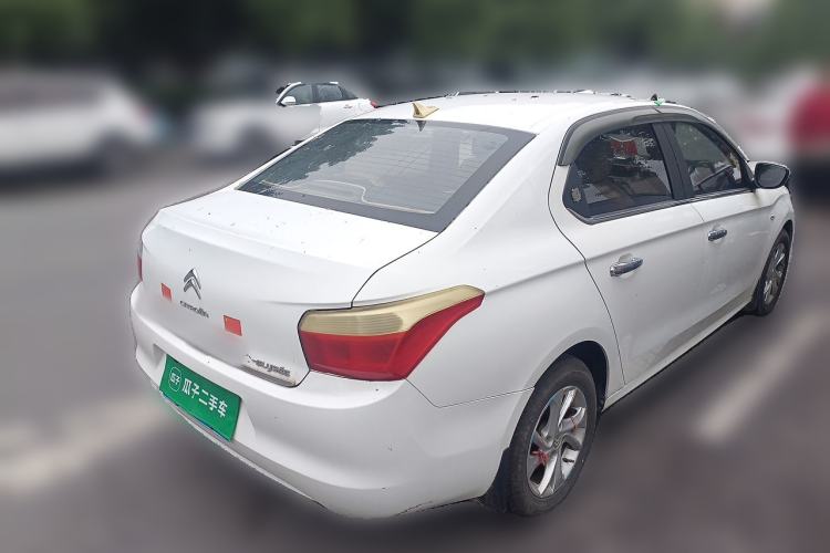 Used Citroen Elysee 2015 Zhishang Edition 1.6L Manual Fashion Model Rear Right 45 Deg