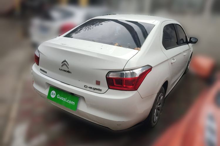 Used Citroen Elysee 2015 Zhishang Edition 1.6L Manual Fashion Model Rear Right 45 Deg