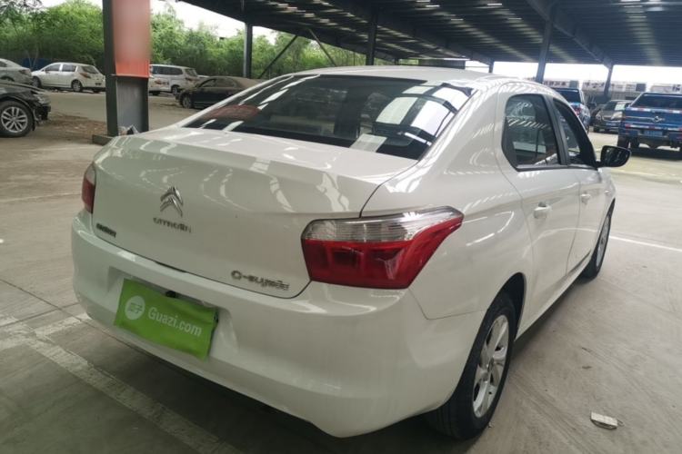 Used Citroen Elysee 2015 Zhishang Edition 1.6L Manual Fashion Model Rear Right 45 Deg