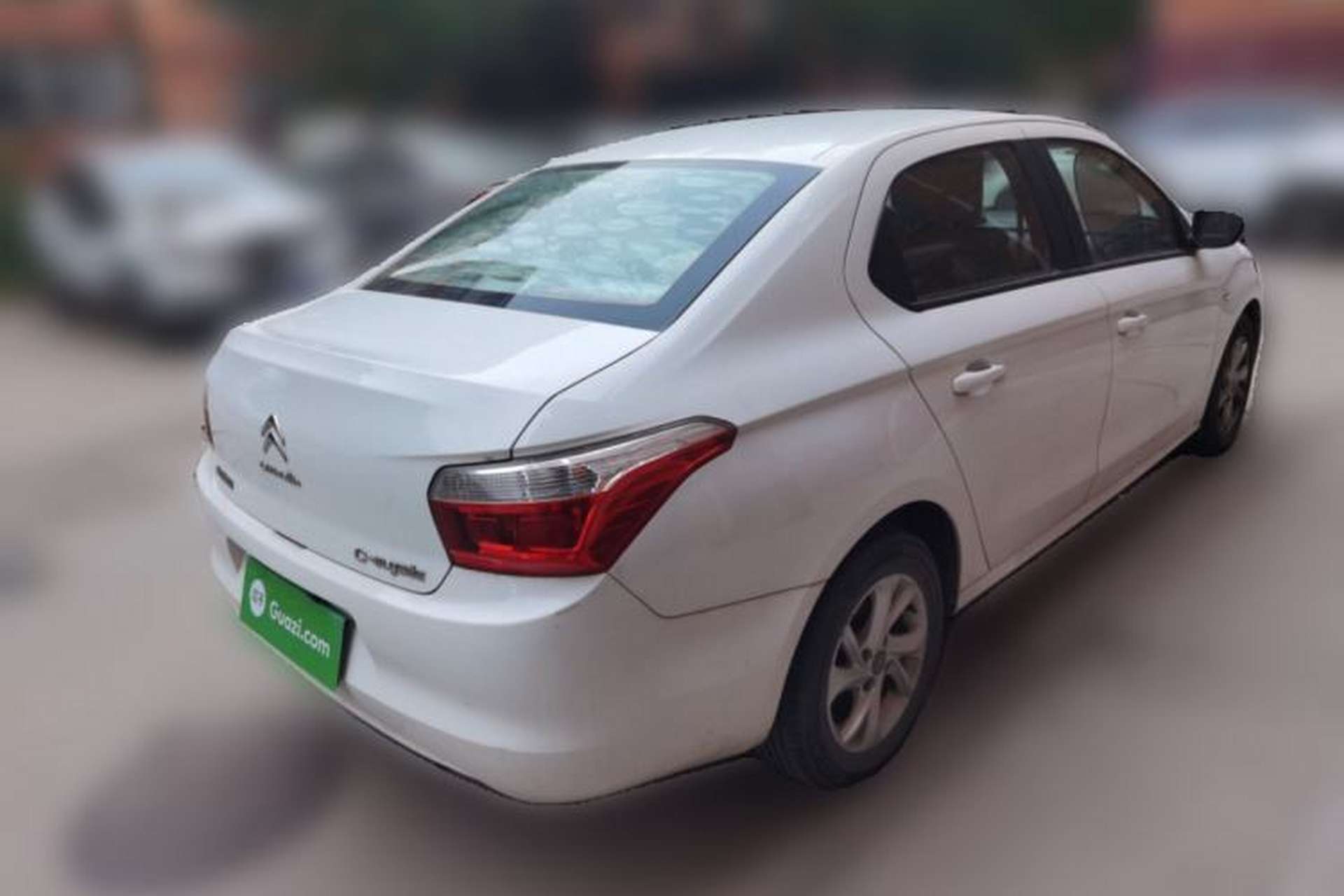 Used Citroen Elysee 2015 Zhishang Edition 1.6L Manual Fashion Model Rear Right 45 Deg