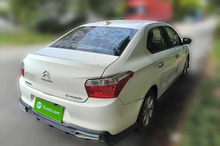 Used Citroen Elysee 2015 Zhishang Edition 1.6L Manual Fashion Model Rear Right 45 Deg