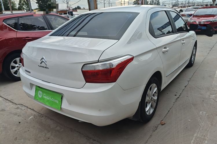 Used Citroen Elysee 2015 ZhiShang Edition 1.6L Manual Comfort Model Rear Right 45 Deg