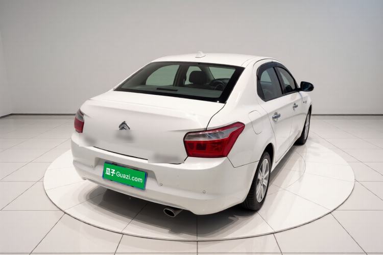 Used Citroen Elysee 2015 ZhiShang Edition 1.6L Manual Comfort Model Rear Right 45 Deg