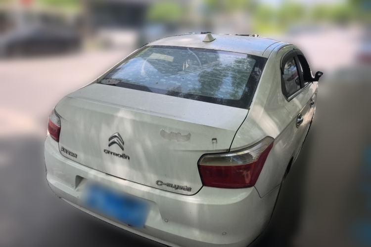 Used Citroen Elysee 2015 ZhiShang Edition 1.6L Manual Comfort Model Rear Right 45 Deg
