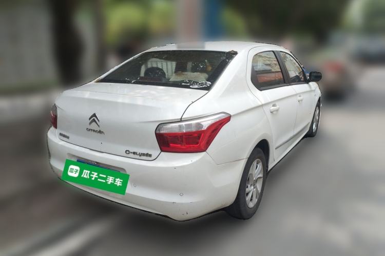 Used Citroen Elysee 2015 ZhiShang Edition 1.6L Manual Comfort Model Rear Right 45 Deg