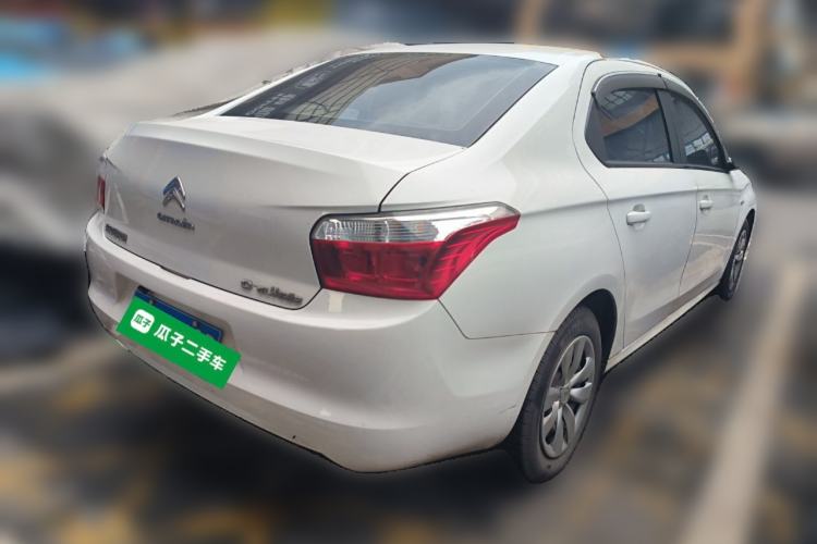 Used Citroen Elysee 2015 Zhishang Edition 1.6L Manual Fashion Model Rear Right 45 Deg