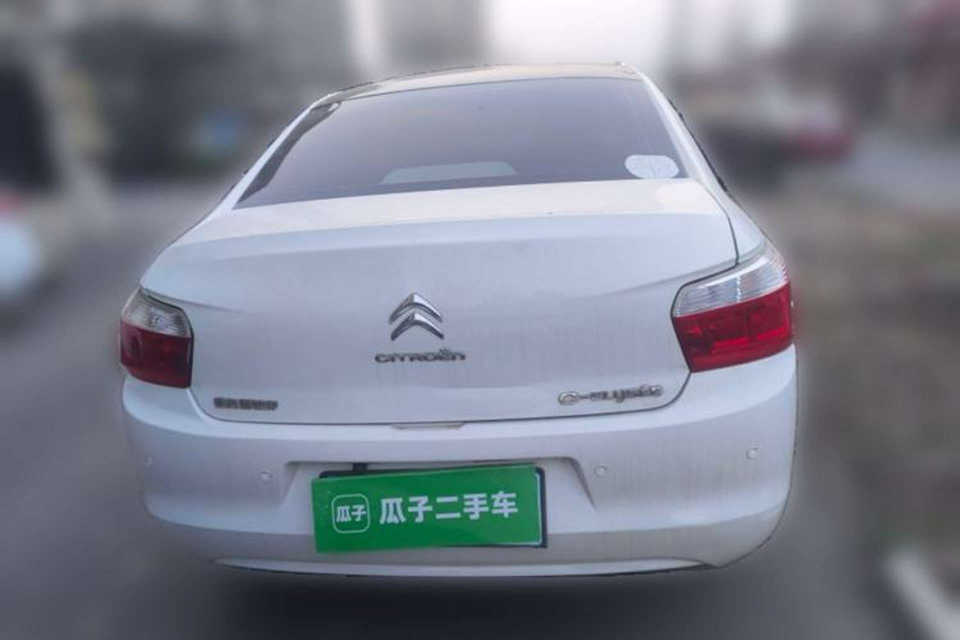 Used Citroen Elysee 2015 Zhishang Edition 1.6L Manual Fashion Model Rear