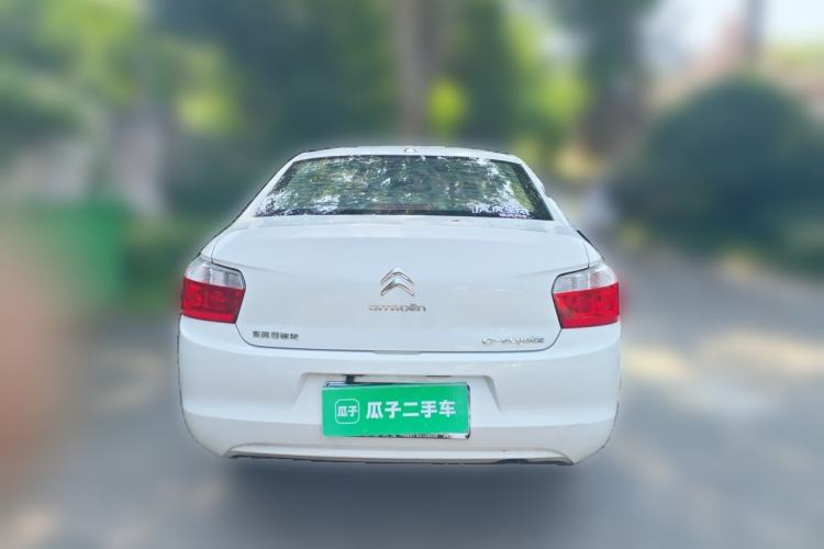 Used Citroen Elysee 2015 Zhishang Edition 1.6L Manual Fashion Model Rear