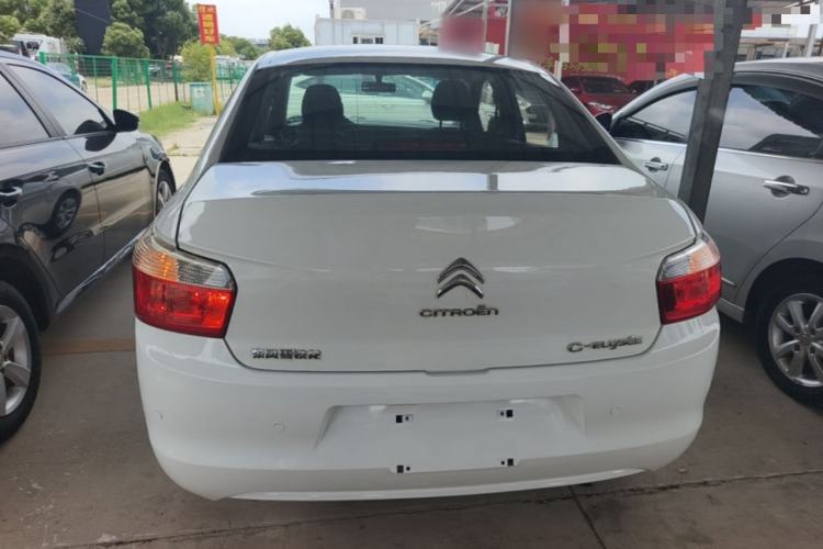 Used Citroen Elysee 2015 Zhishang Edition 1.6L Manual Fashion Model Rear