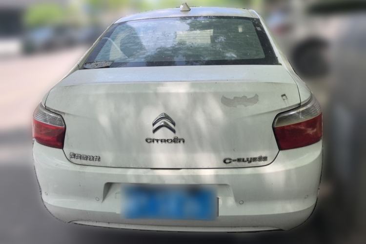 Used Citroen Elysee 2015 ZhiShang Edition 1.6L Manual Comfort Model Rear
