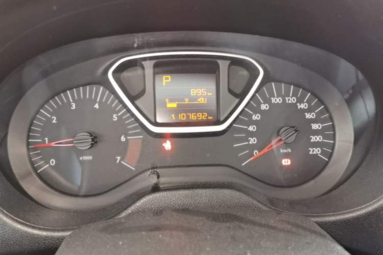 Used Citroen Elysee 2016 1.6L Automatic Comfort Model Odometer Close Up
