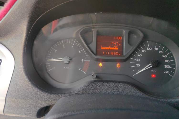 Used Citroen Elysee 2016 1.6L Manual Fashion Edition Odometer Close Up