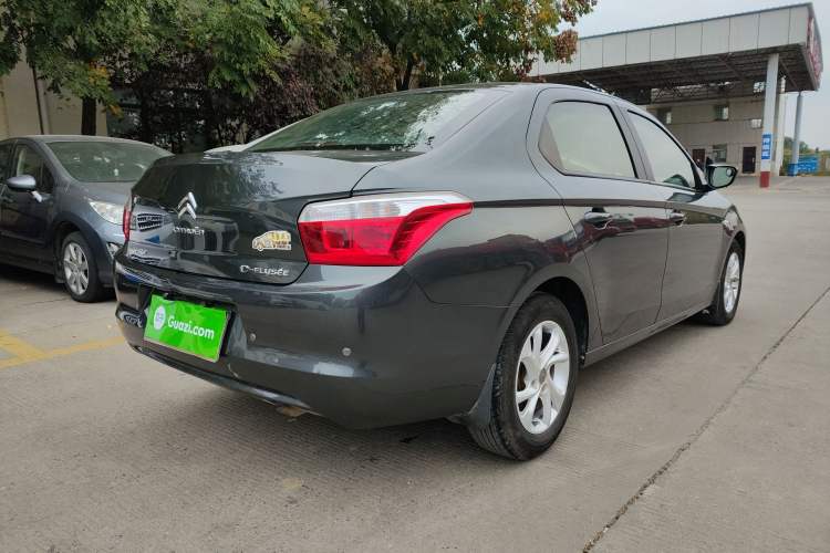 Used Citroen Elysee 2016 1.6L Automatic Fashion Model Rear Right 45 Deg