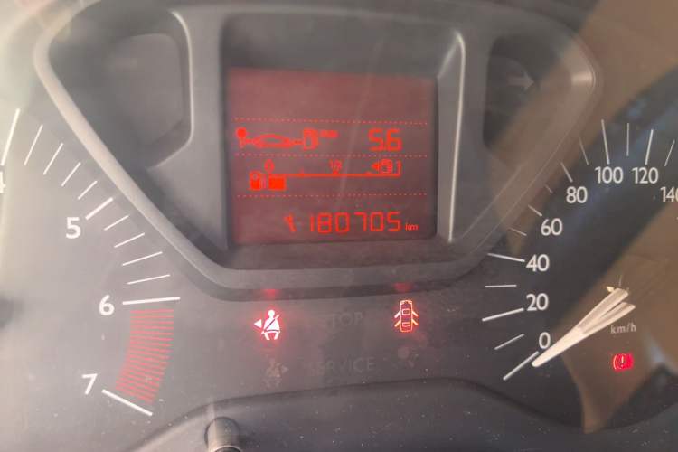 Used Citroen Elysee 2016 1.6L Manual Fashion Edition Odometer Close Up